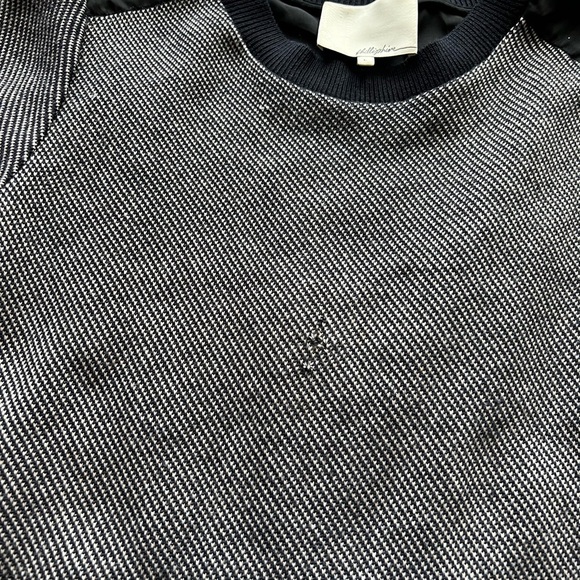 3.1 Phillip Lim Navy Wool Cinched Waist Sweater Mini Dress - Picture 3 of 6